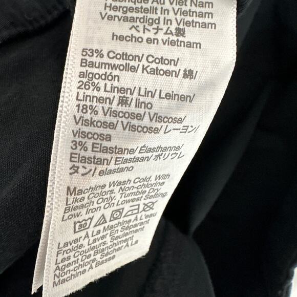 J.Crew Lizzie High Rise Patch Pocket Wide Leg Pant Classic Black US 32 NWT - Picture 12 of 13